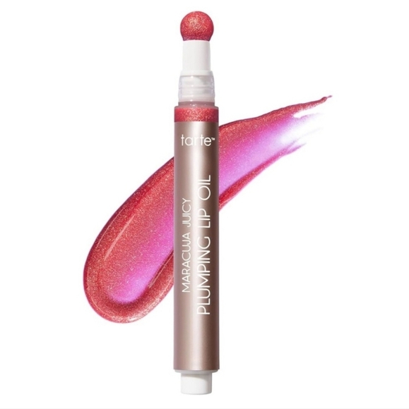 Tarte Plumping Lip Oil Shimmering Hibiscus NIB - Picture 1 of 5